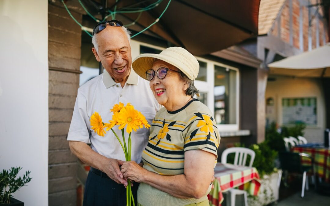 elderly couple